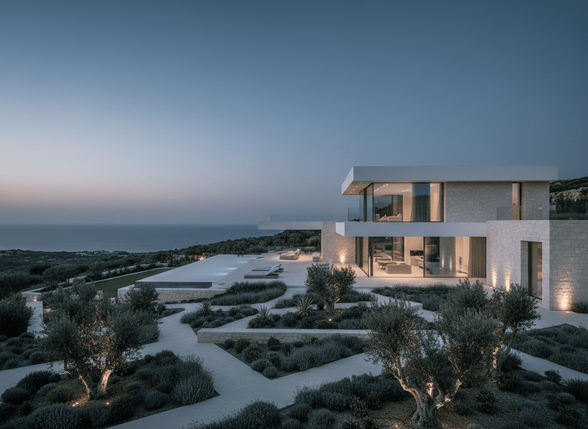 Athens skyline at golden hour representing real estate investment advisory in Greece