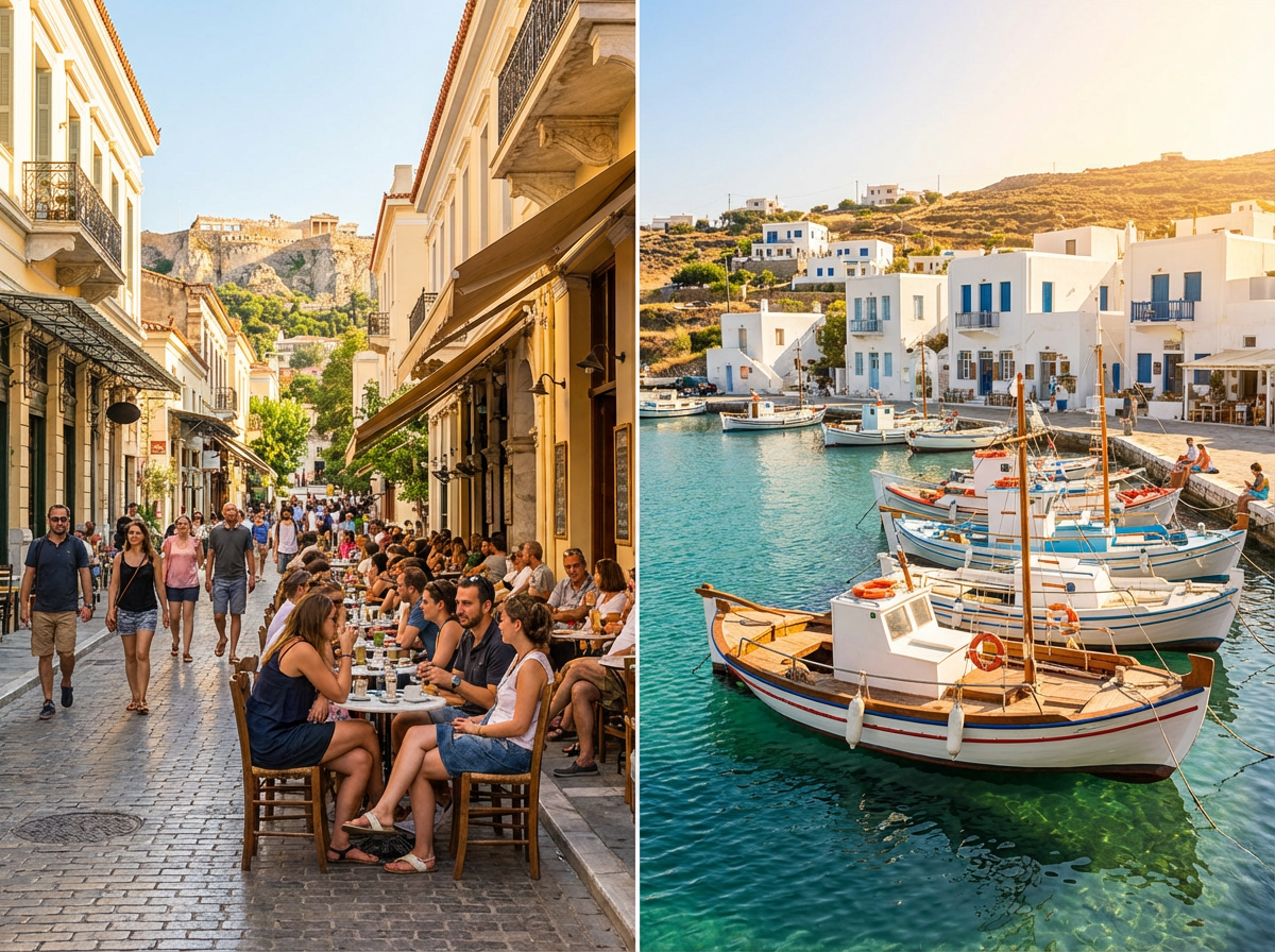 Athens real estate and investment concept image