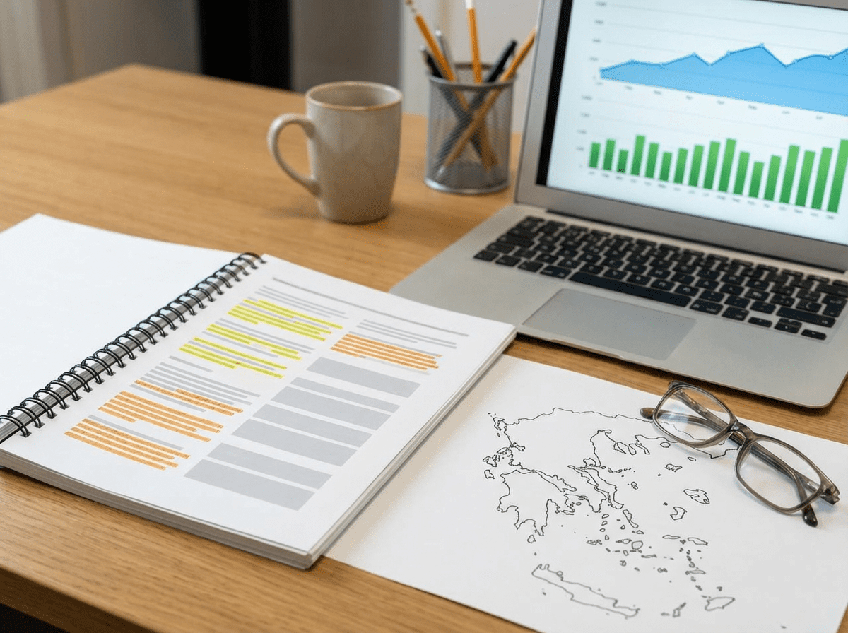 Greek coastal lifestyle image representing location choice for expats and investors