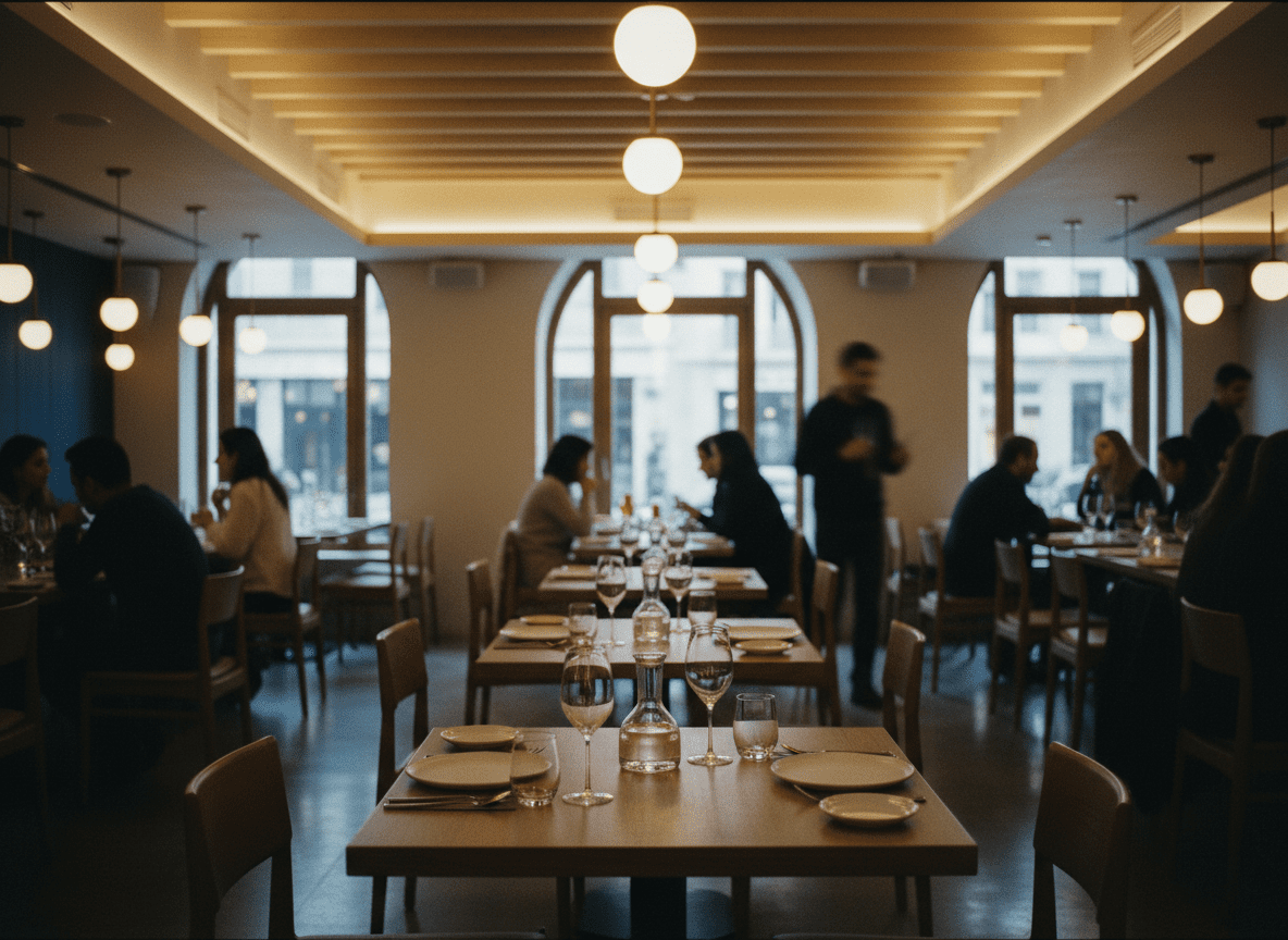 Bright renovated Athens apartment living room with natural light and modern design