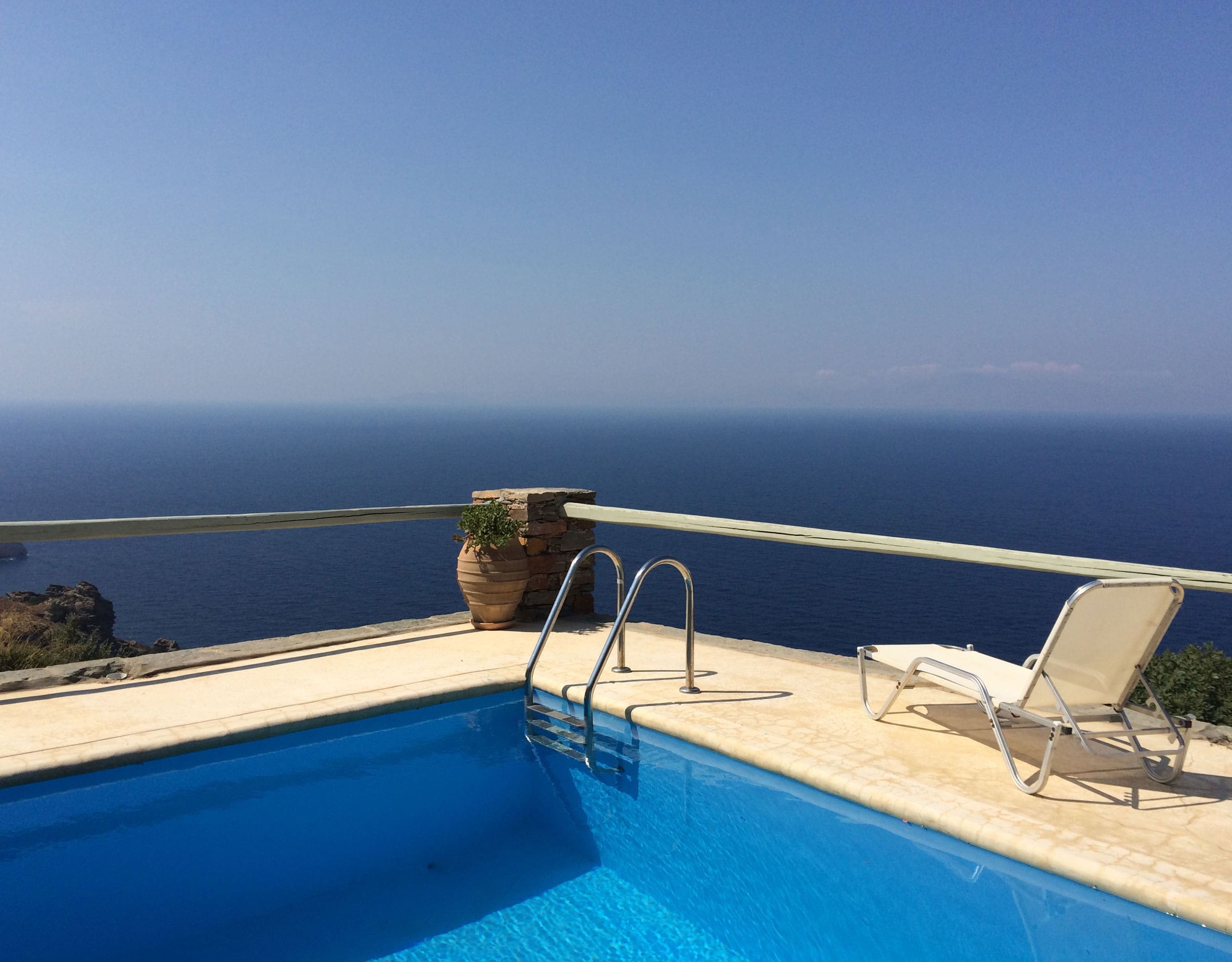 Sunset over the Aegean sea from Kea (Tzia)