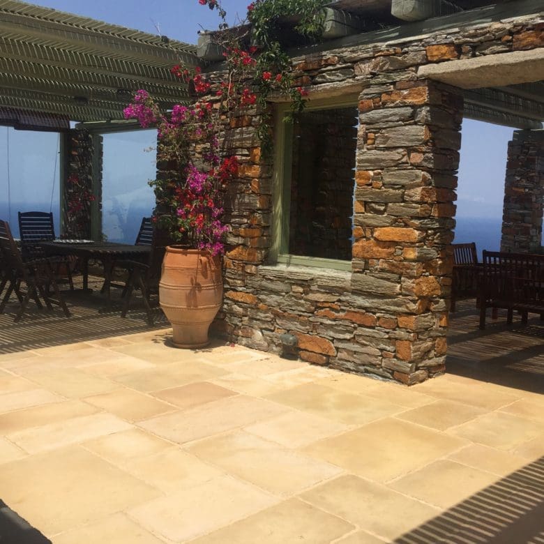 Sunset over the Aegean sea from Kea (Tzia)