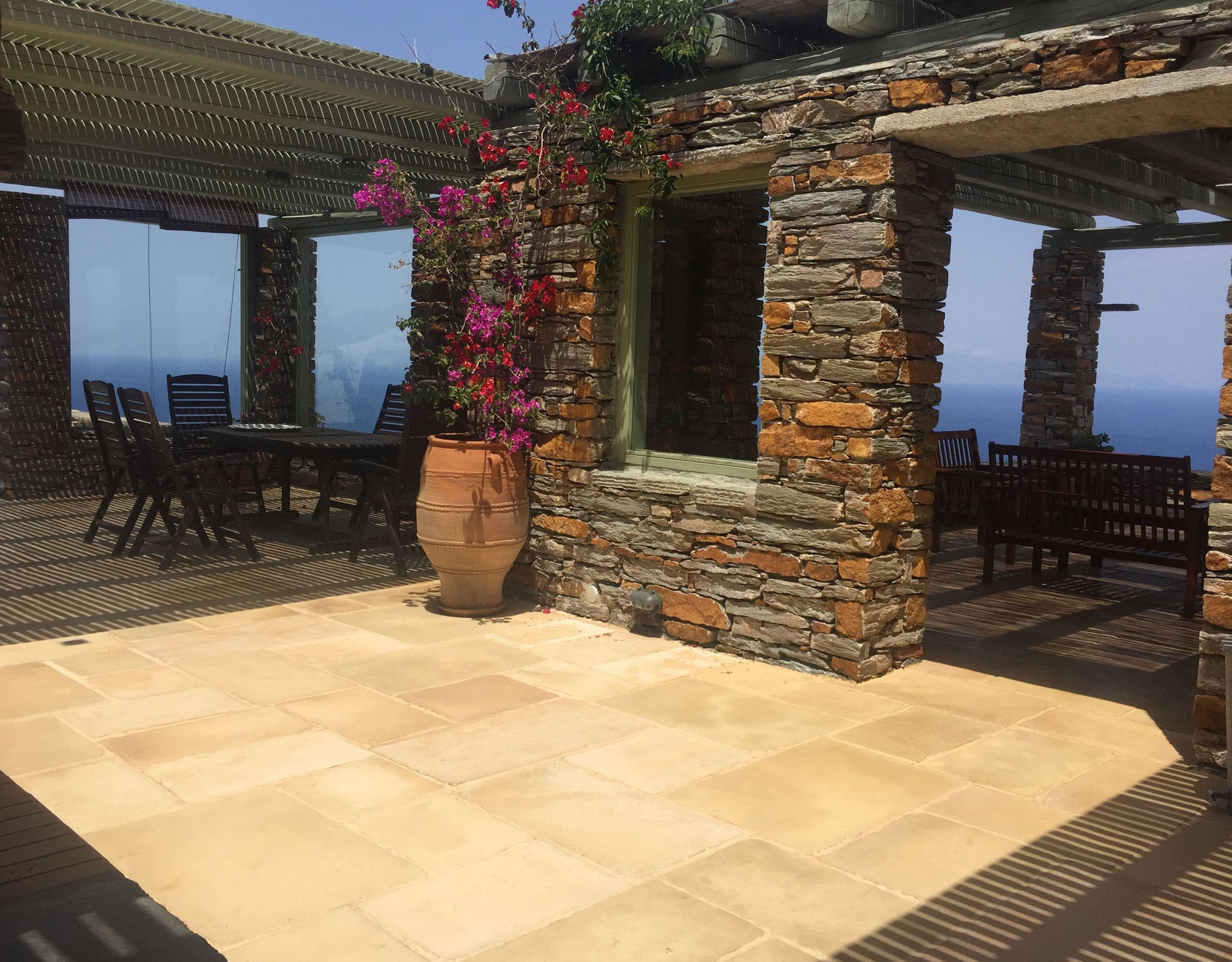 Sunset over the Aegean sea from Kea (Tzia)